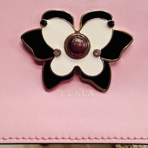 Furla Camelia mughetto pink shoulder 2 way bag - Picture 8 of 8